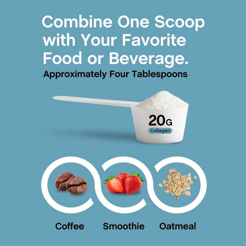 Unlock Your Beauty with Neocell Collagen Bio-Peptides Powder - 20Oz of Grassfed Protein Packed with 18 Essential Amino Acids